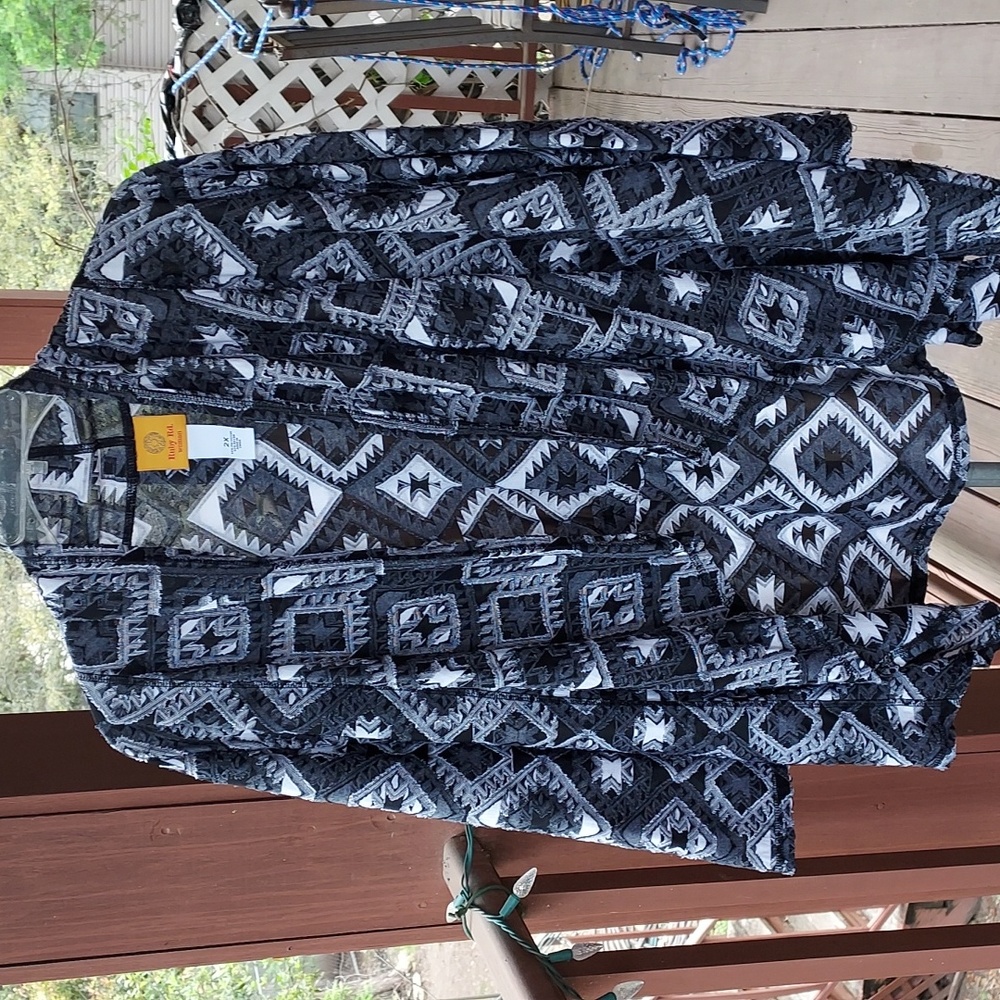 Ruby Rd Wrap Size 2X, 59% Polyester 41% Rayon - Picture 2 of 5